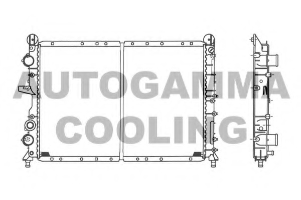 Radiator racire motor