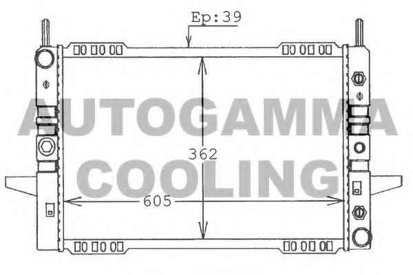 Radiator racire motor