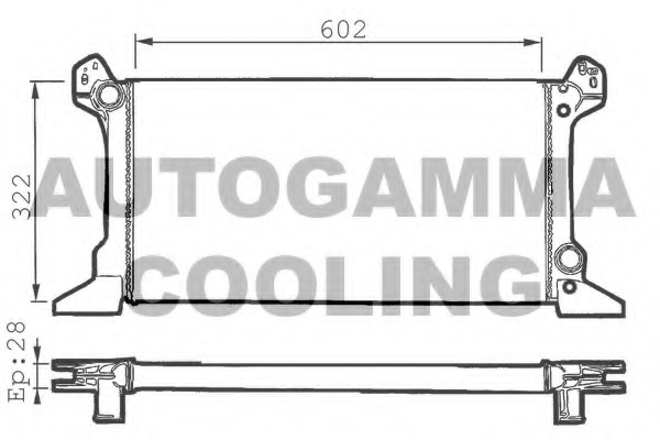 Radiator racire motor