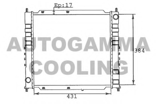 Radiator racire motor