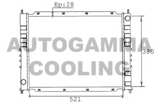 Radiator racire motor