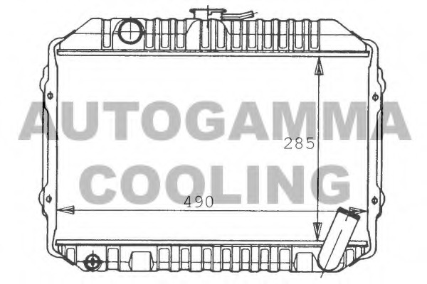 Radiator racire motor