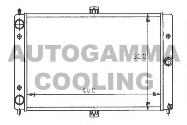 Radiator racire motor