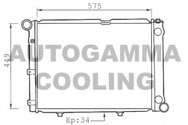 Radiator racire motor