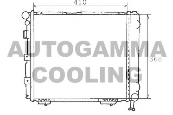 Radiator racire motor