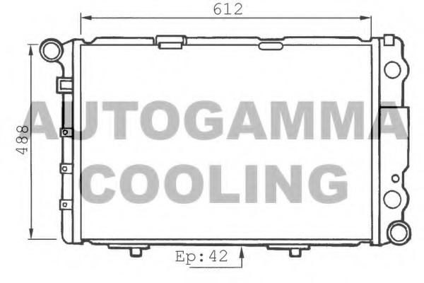 Radiator racire motor