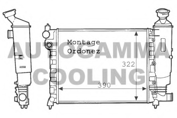 Radiator racire motor