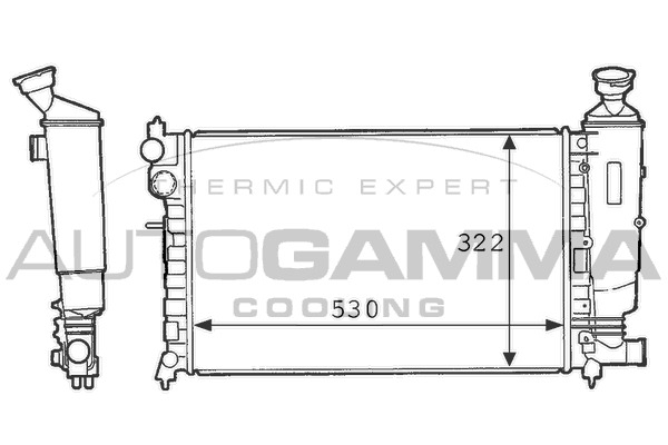 Radiator racire motor