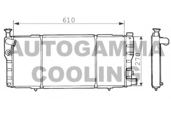 Radiator racire motor