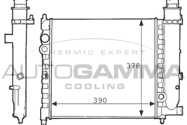 Radiator racire motor