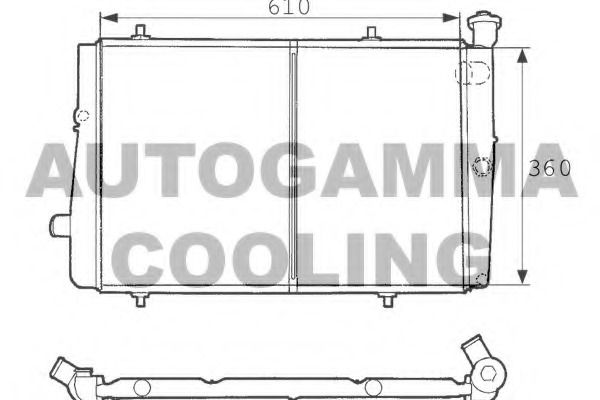 Radiator racire motor