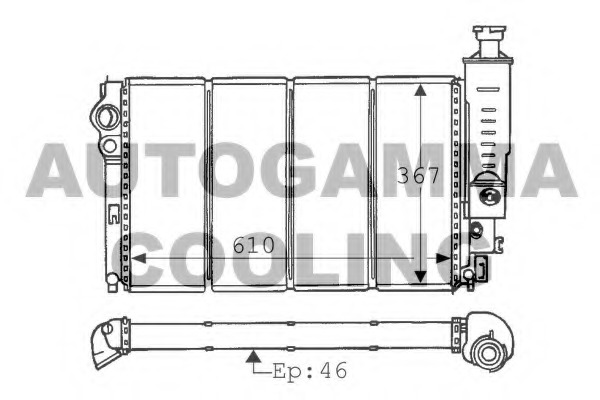 Radiator racire motor