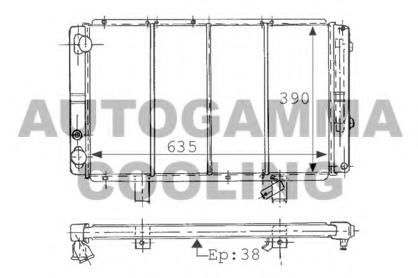 Radiator racire motor