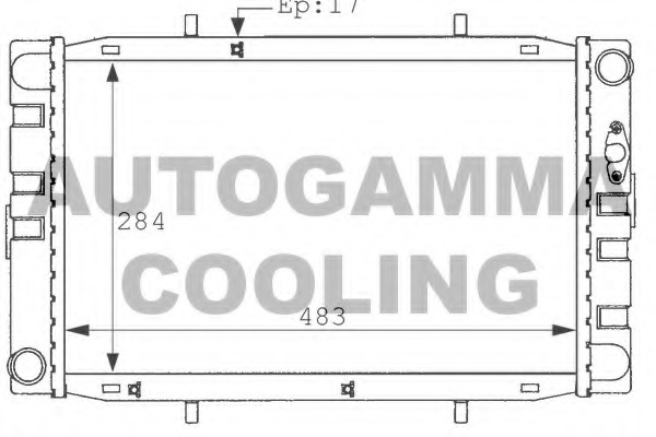 Radiator racire motor