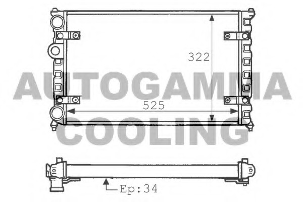 Radiator racire motor