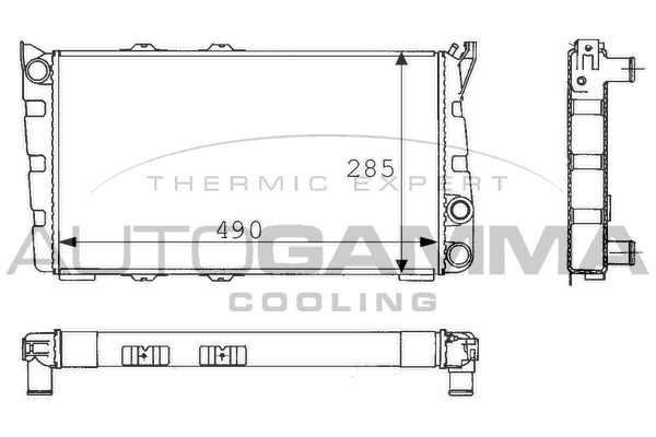 Radiator racire motor