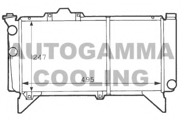 Radiator racire motor