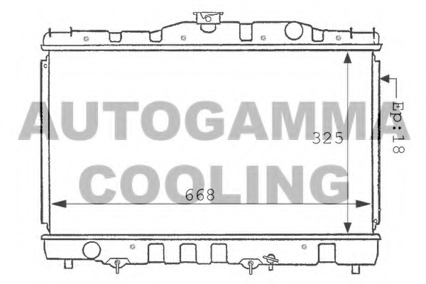 Radiator racire motor