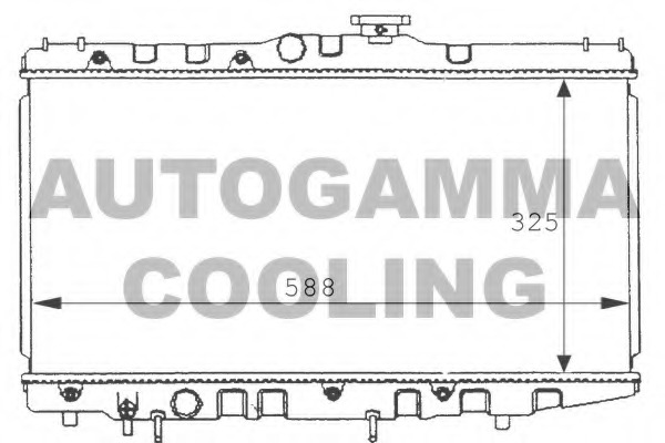 Radiator racire motor