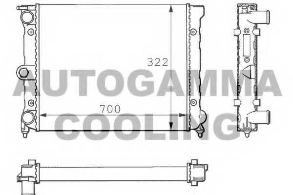 Radiator racire motor