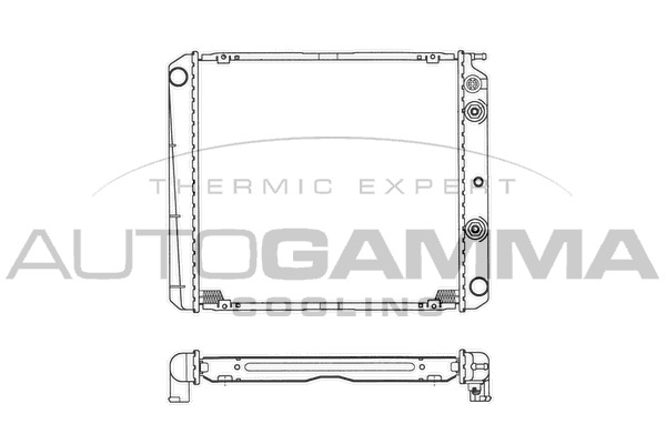 Radiator racire motor