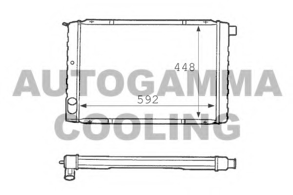 Radiator racire motor