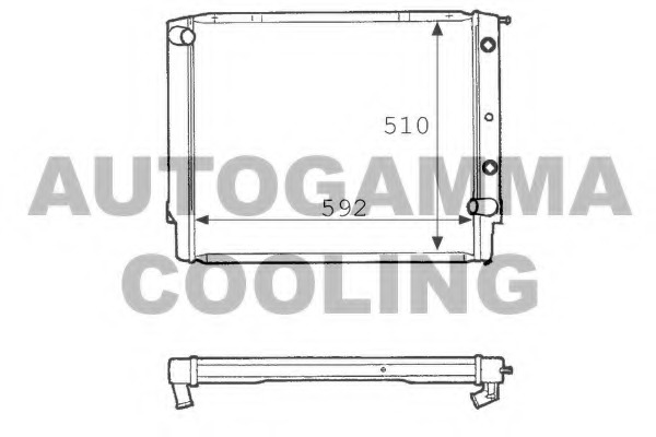 Radiator racire motor