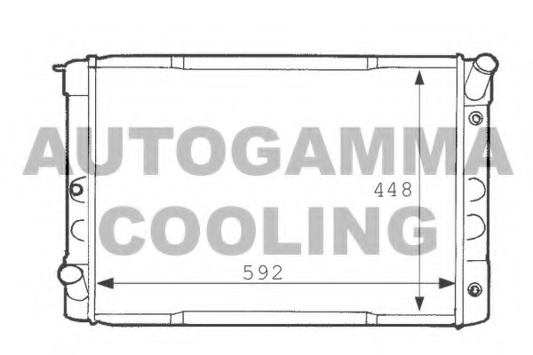 Radiator racire motor