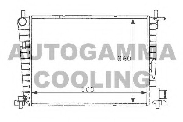 Radiator racire motor