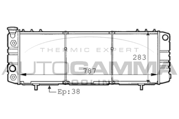 Radiator racire motor