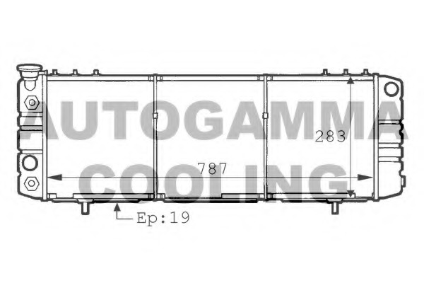 Radiator racire motor