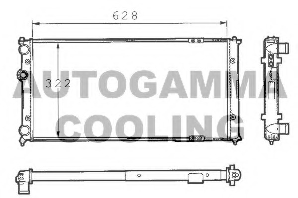 Radiator racire motor