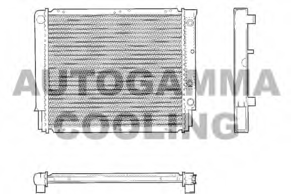 Radiator racire motor