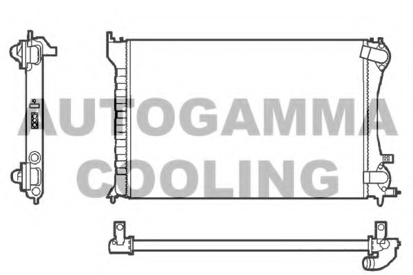 Radiator racire motor