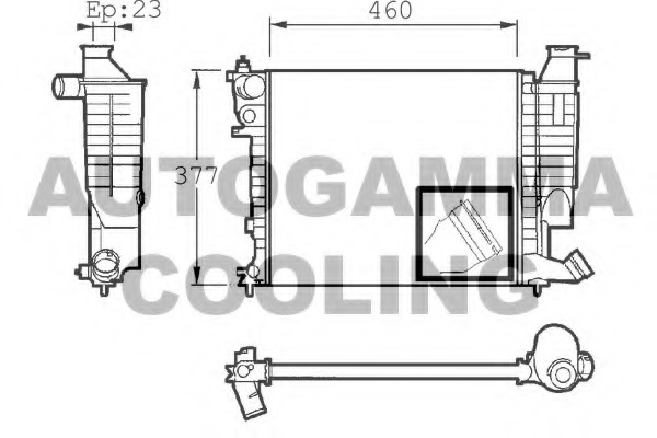 Radiator racire motor