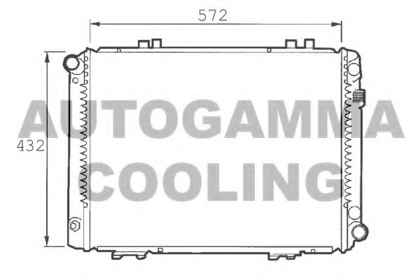 Radiator racire motor