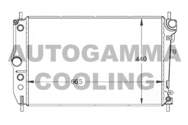 Radiator racire motor