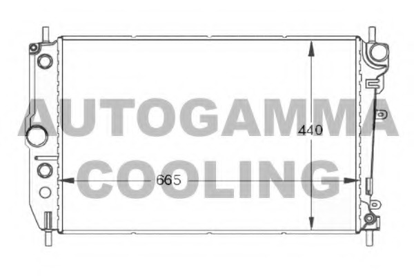 Radiator racire motor