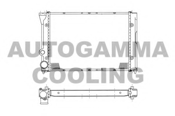 Radiator racire motor