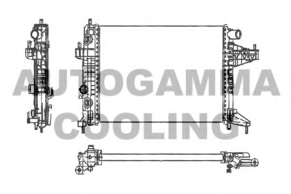 Radiator racire motor