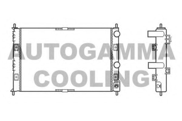 Radiator racire motor