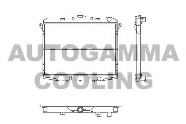 Radiator racire motor