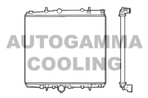 Radiator racire motor