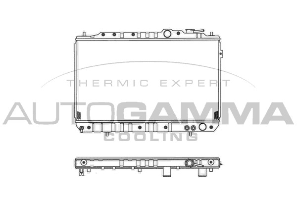 Radiator racire motor