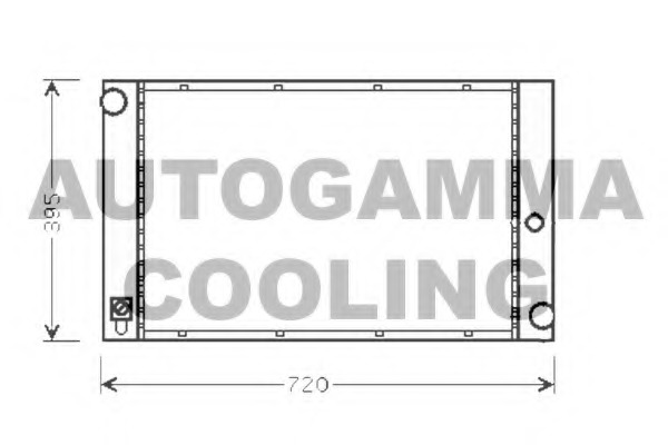 Radiator racire motor