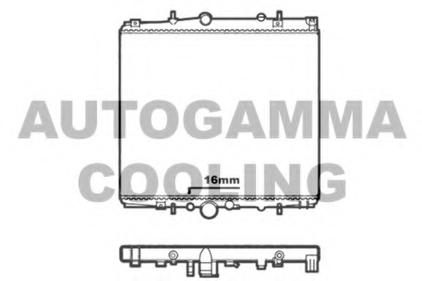 Radiator racire motor