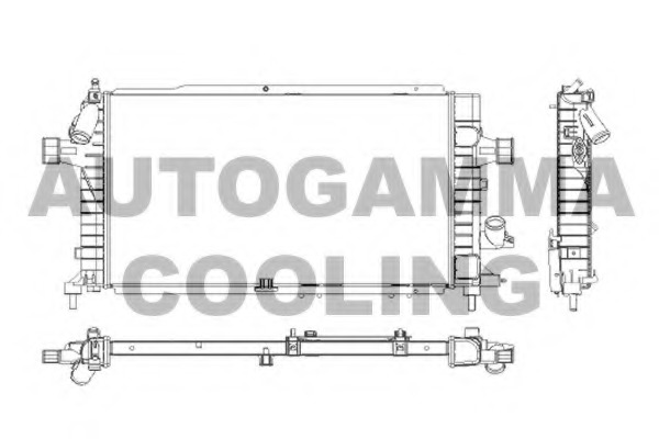 Radiator racire motor