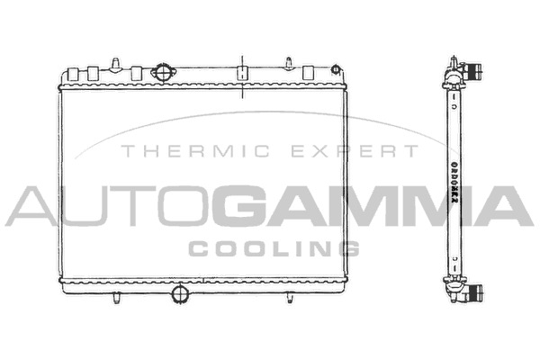 Radiator racire motor