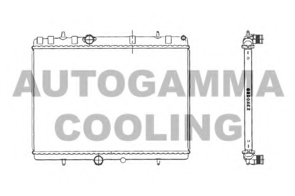 Radiator racire motor