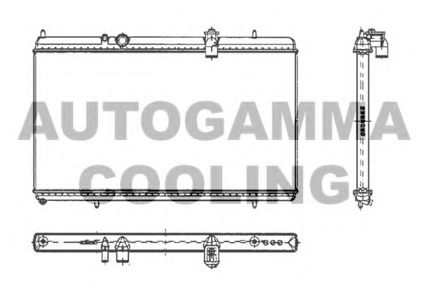 Radiator racire motor